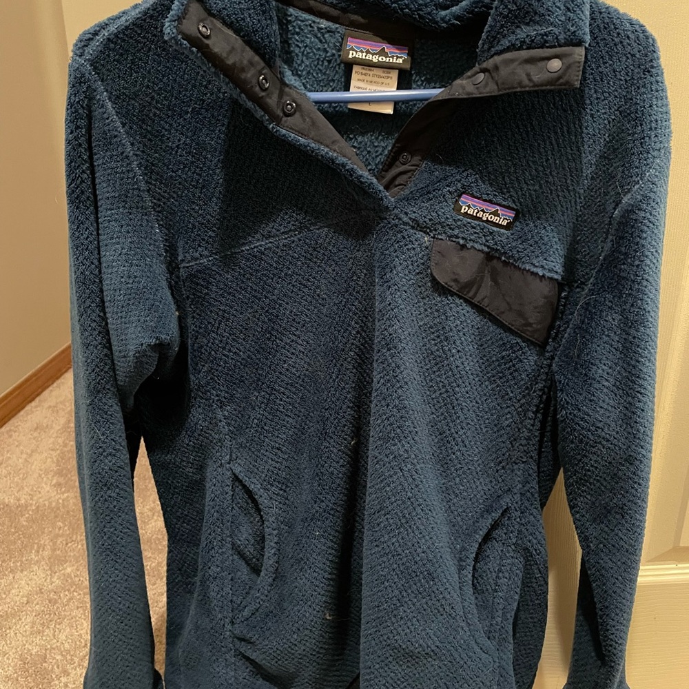 Patagonia re tool pullover sz L used